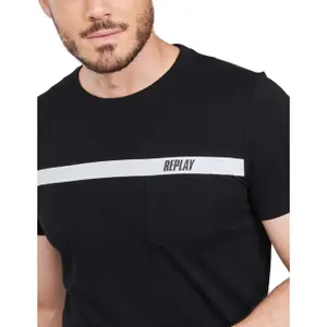 Bedrucktes T-Shirt mit Rundhalsausschnitt Replay image-2