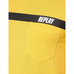 Bedrucktes T-Shirt mit Rundhalsausschnitt Replay image-3
