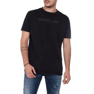 Organic cotton jersey T-shirt Replay image-0