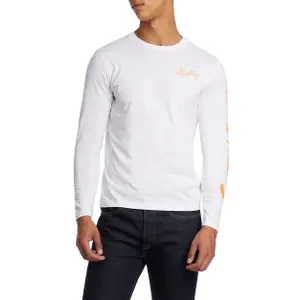 Basic-T-Shirt aus Jersey Replay 30/1 image-0