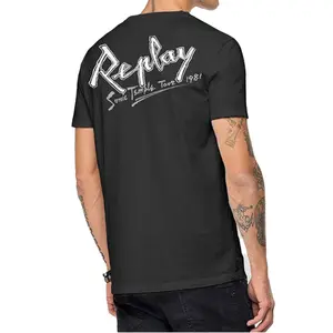 Basic-T-Shirt aus Jersey Replay 30/1 image-1