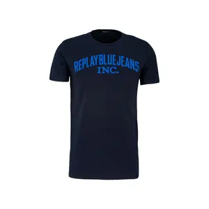Basic-T-Shirt aus Jersey Replay 30/1 image-0