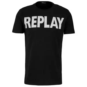 Basic-T-Shirt aus Jersey Replay 30/1 image-0
