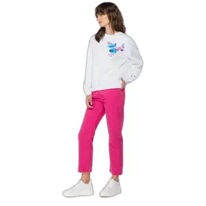 Damska bluza bawełniana Replay dyed fleece image-1