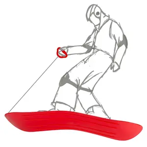 Traîneau avec planche de glisse enfant Restart® image-1