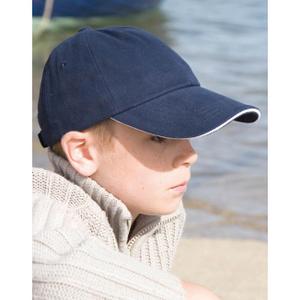 Brushed cotton baseball cap for kids Result image-1