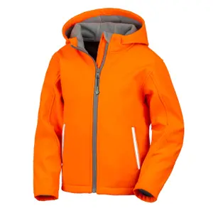 Wasserdichte Softshelljacke mit Kapuze für Kinder Result TX Performance