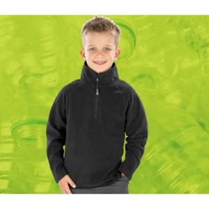 Recycled polyester zip-up fleece for kids Result image-2