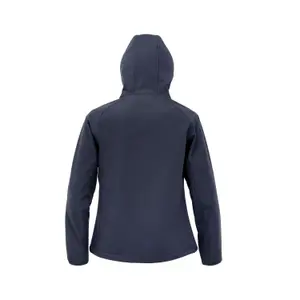 Women's softshell hooded waterproof jacket Result image-1