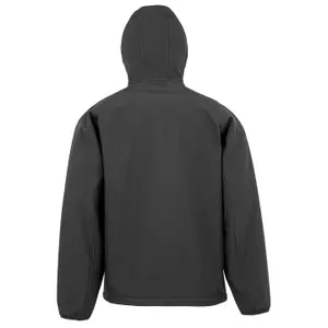 Újrahasznosított, 3 rétegű vízálló kabát kapucnival Result softshell image-1