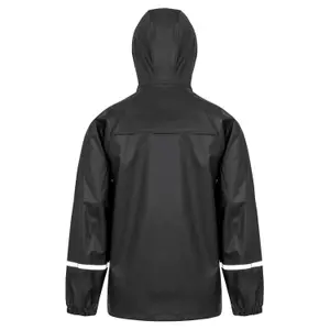 Waterproof jacket with reflective strips Result Prism PU image-1