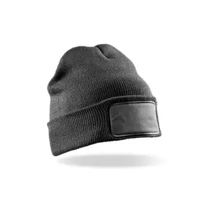 Printable double knit beanie Result image-0