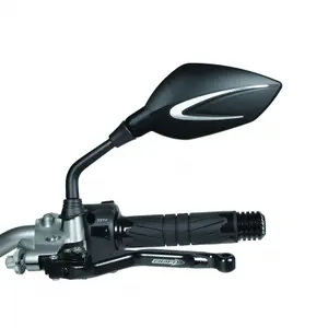 Het paar motorfiets spiegels Chaft extra diam 10 image-0
