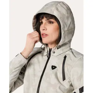 Women's Waterproof Hooded Jacket Rev'it Flare 3 H2O image-6