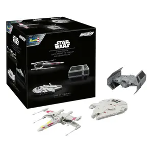 Advent calendar figurine Revell Star Wars Millennium Falcon, X-Wing Fighter, Darth Vader's Tie Fighter image-0