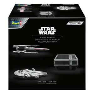 Advent calendar figurine Revell Star Wars Millennium Falcon, X-Wing Fighter, Darth Vader's Tie Fighter image-2