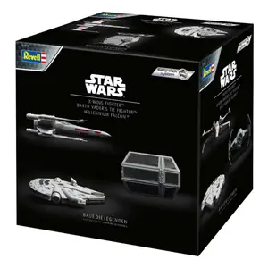 Advent calendar figurine Revell Star Wars Millennium Falcon, X-Wing Fighter, Darth Vader's Tie Fighter image-3