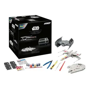 Advent calendar figurine Revell Star Wars Millennium Falcon, X-Wing Fighter, Darth Vader's Tie Fighter image-4