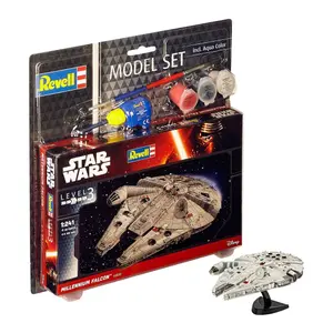Model samlerfigur Revell Star Wars Model Set Millennium Falcon
