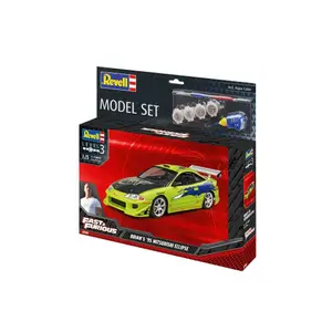 Model figure with accessories Revell The Fast & Furious Basic Brian'S 1995 Mitsubishi Eclipse image-6