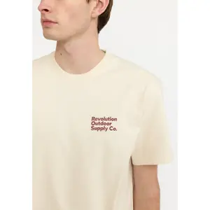 T-Shirt mit Rundhalsausschnitt aus Baumwolle Revolution Application image-4