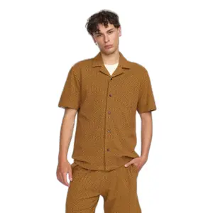 Korte mouw Cubaans shirt Revolution Jaquard image-0