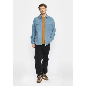 Zip-up denim shacket Revolution Worker image-2