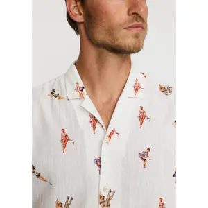 Printed Cuban Shirt Revolution image-3