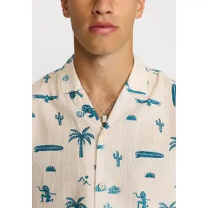 Short Sleeve Cuban Shirt Revolution image-3