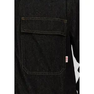 Zip-Up Denim Work Shirt Revolution image-5