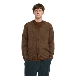 6543-brown-stickad-cardigan-revolution-brun