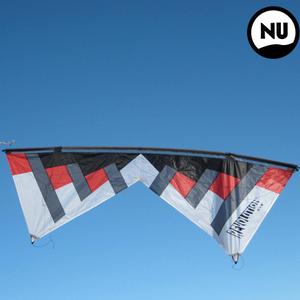 rnym-gred-blk-kite-with-handles-without-lines-revolution-kites-nym-std-red-blk-one-size