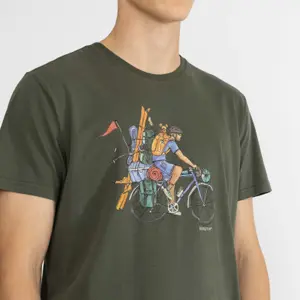 Camiseta con estampado en la parte delantera Revolution image-4