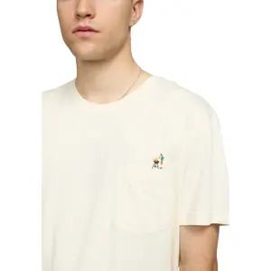 T-Shirt mit Tasche, klassische Passform Revolution Application image-2