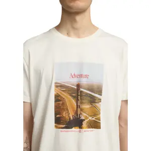 T-Shirt Regular Fit mit Rundhalsausschnitt und Druck Revolution Roc image-2
