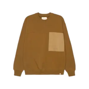 Sweatshirt col rond coupe ample avec poche poitrine Revolution image-0