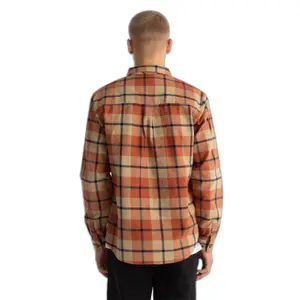 Organic cotton plaid overshirt Revolution image-2