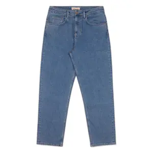 Relaxed fit jeans van stretch organisch katoen Revolution image-0