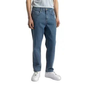 Relaxed fit jeans van stretch organisch katoen Revolution image-2