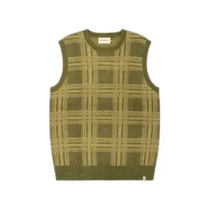 Lockere Weste mit weichem Karomuster Revolution image-0