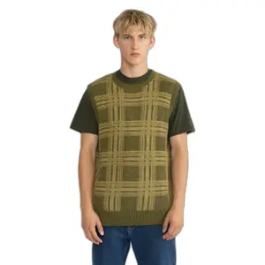 Lockere Weste mit weichem Karomuster Revolution image-1