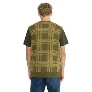 Lockere Weste mit weichem Karomuster Revolution image-2