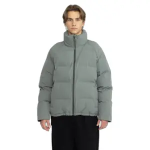 Casaco de penas com gola e bolsos de debrum Revolution image-1