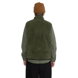 Korte teddy bodywarmer met contrasterende borstzak Revolution image-2