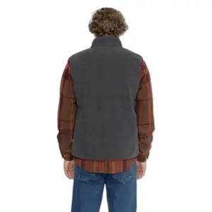 Korte teddy bodywarmer met contrasterende borstzak Revolution image-2