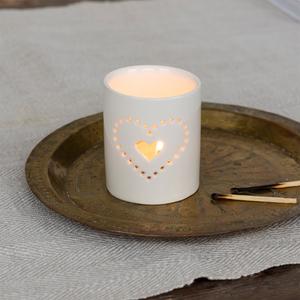 Tarro para velas Rex London Heart image-1