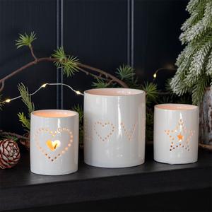 Tarro para velas Rex London Heart image-3