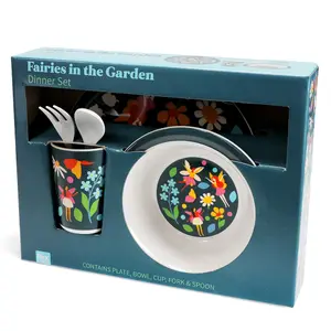 Kinder-Teller aus Melamin Rex London Fairies in the Garden (x5) image-1