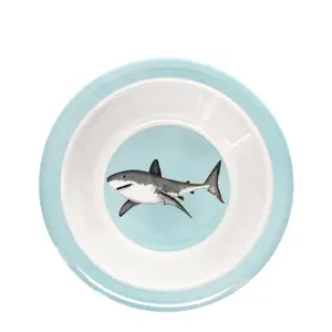 Παιδικό μπολ από μελαμίνη Rex London Sharks image-0