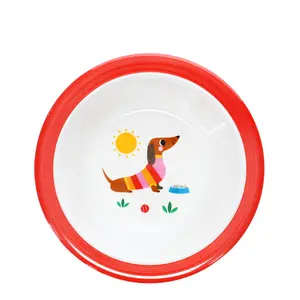 Παιδικό μπολ από μελαμίνη Rex London Sunny Sausage Dog image-0